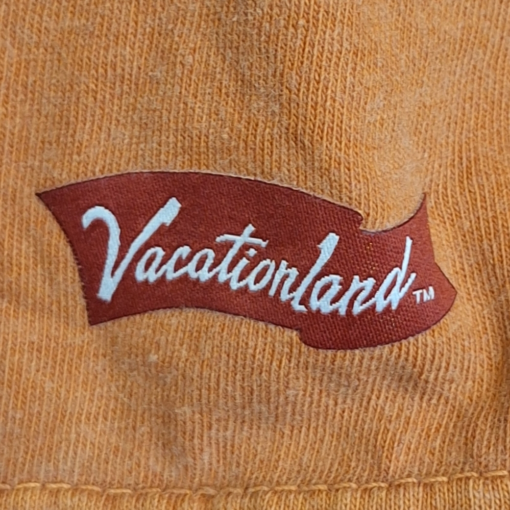 Vacationland Orange Graphic T-Shirt - Picture 3 of 11